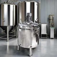 Petite machine à fabriquer du savon en acier inoxydable pour shampooing, détergent liquide, lotion, crème, réservoir de mélange avec agitateur