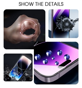 Tùy chỉnh cơ sở tấm tùy chỉnh điện thoại bảo vệ màn hình nhựa Applicator bao bì bán lẻ cho Apple iPhone 15 Pro Max 14 cộng với - Product Image 4