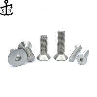 Usine personnalisée M2 M20 plat tête fraisée CSK douille Allen vis à métaux boulon DIN7991 ISO10642 acier inoxydable 304 316 métrique