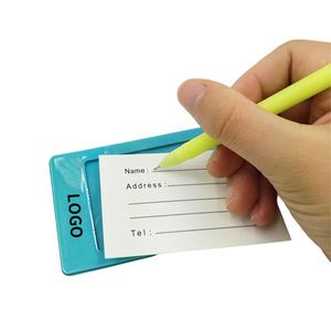 Custom Pvc Name Tag Portable Personal Use Adjustable <b>Suitcase</b> Luggage Label for Travel - Product Image 3