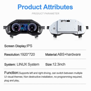 NaviHua LCD Dashboard Upgrade <b>for</b> Audi A6 A7 2013-2018 <b>Car</b> <b>Digital</b> Cluster Auto <b>Speedometer</b> Linux System Carplay - Product Image 5