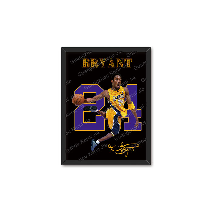 Оптовая продажа и изготовление на заказ Коби Брайант 3D флип линзовидный аниме постер печать для подарочного набора