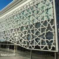 Panneau mural de séparation de pièce en métal CNC personnalisé, revêtement mural en aluminium, panneau d'écran décoratif découpé au laser