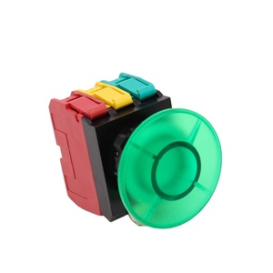 La22e Đỏ/Xanh/Vàng trở lại tạm thời nhựa nấm đầu <span class=keywords><strong>push</strong></span> <span class=keywords><strong>button</strong></span> với đèn - Product Image 1