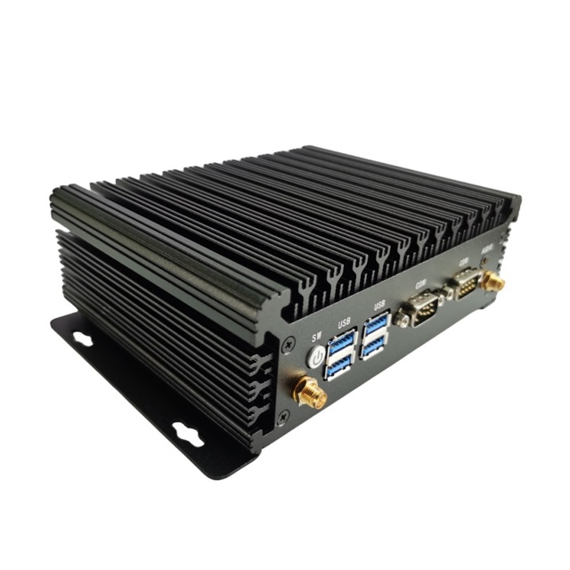 Factory Mini pc industrial Fanless Intel I5-6200U DDR3 M.2 2LAN 2COM 6*USB WIN10 Linux X86 HD2.0/VGA embedded Computer box pc