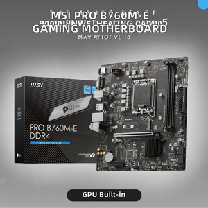 MSI PRO B760M-E 브랜드의 새로운 소켓 LGA1700 CPU 지원 데스크탑 게임 마더 보드 DDR4 인텔 칩셋 SATA 4K 출력 - Product Image 2