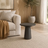 Table d'appoint minimaliste en bois gris frêne naturel Evelyn Furniture Direct Selling pour hôtel, table d'angle