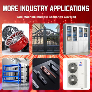 Machine de revêtement en poudre électrostatique à double canon avec système de trémie de 55 L, équipement de pulvérisation numérique pour jantes en alliage KENT-FD - Product Image 3