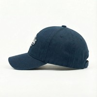 Casquette de baseball unisexe en coton non structurée à 6 panneaux, effet vieilli, style vintage, broderie personnalisée, OEM ODM courant