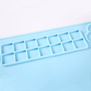 Tablero de dibujo de silicona para niños, alfombrilla de pintura, paleta artesanal de garabatos - Product Image 4