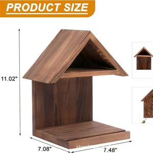 Estante de pared de madera creativo, forma irregular, estante de almacenamiento de madera maciza de 2 niveles para libros y decoraciones, montaje multiusos - Product Image 5