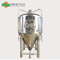 Cuve de Fermentation Automatique pour Bière Artisanale 1000L 1500L 2000L 3000L en SUS304 avec Pompe et Réservoir sous Pression