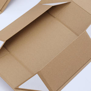 Boîtes cadeaux en papier magnétique écologiques, emballage en papier <span class=keywords><strong>origami</strong></span>, boîte cadeau en papier kraft jaune sur mesure de qualité supérieure - Product Image 6