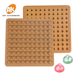 <span class=keywords><strong>Moule</strong></span> en <span class=keywords><strong>silicone</strong></span> AK 100 cavités pour mini-pépites de chocolat, idéal pour la pâtisserie, les chocolats DIY, les bonbons et la décoration de gâteaux - Product Image 1