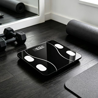 Balance connectée intelligente pour la composition corporelle (180 kg) – Pèse-personne de salle de bain avec mesure IMC – Offre spéciale fabricant