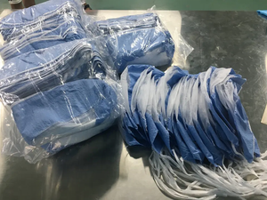 Dùng một lần không dệt SMS <span class=keywords><strong>SPP</strong></span> y tế <span class=keywords><strong>bouffant</strong></span> bác sĩ <span class=keywords><strong>cap</strong></span> đàn hồi dùng một lần phẫu thuật y tá mũ - Product Image 3