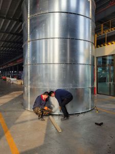 Almacenamiento de agua corrugado hundido para piscicultura Tanque de panel de agua redondo - Product Image 3