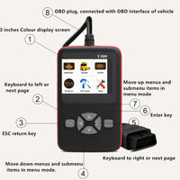 Herramienta de diagnóstico OBD2 para camiones pesados, escáner Man, compatible con conectores de diagnóstico de 6 pines/9 pines/16 Pines, 2019