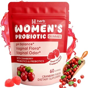 Probiotiques organiques en gommes pour adultes OEM, extrait d'herbes vaginales, vitamines, équilibre du pH de qualité supérieure - Product Image 1