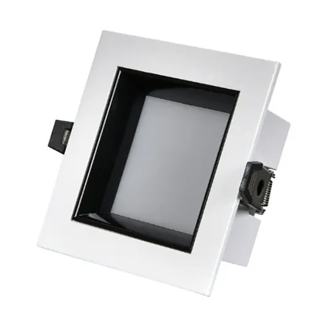 Square Round 4 Inch Aluminum 7W 9W Recessed Led Downlight Deep Cup SMD Indoor Lighting Embedded Ceiling Down Light