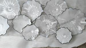 Hiện đại handmade tác phẩm nghệ thuật 3D trừu tượng hình học thiết kế tường trang trí nội thất Kính tường nghệ thuật - Product Image 2