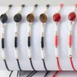 Bracciale Unisex con Perline di Riso e Pietre Z, Multicolore, Regolabile, Gioielli alla Moda, Lotto da 2400 Pezzi - Product Image 6