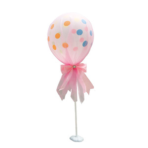 Confeti de látex para globos, hilo de red de 12 pulgadas, lazo para globos <span class=keywords><strong>Bobo</strong></span>, envoltura de lunares, decoración para fiesta de boda, 2 uds. - Product Image 1