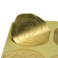 Étiquettes adhésives personnalisées en relief 3D, feuille de paillettes, Logo de marque, en feuille d'or, vente en gros, pièces