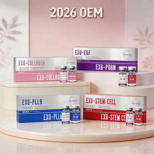 เซรั่มไฮยาลูรอนิก แอซิด เอ็กโซโซม โกลว์ สูตรผสมสเต็มเซลล์และอีจีเอฟ สำหรับขายส่งจำนวนมาก บำรุงผิวชุ่มชื้นยาวนาน - Product Image 2