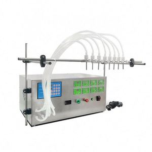Machine de remplissage de liquides cosmétiques semi-automatique à 8 têtes avec pompe à diaphragme - Product Image 2