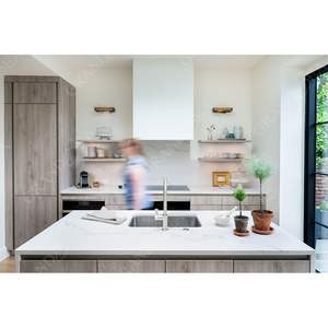 Armadietto da cucina con Design moderno con lacca e laminato da cucina in tacchino Ankara Ready Made armadi da cucina con isola - Product Image 3