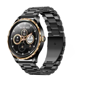 高级智能支付智能手表健身跟踪器男士超reloj手机智能手表不锈钢2023