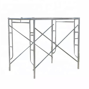 Offre Spéciale : Échafaudage Robuste en Acier Galvanisé, Cadre d'Échelle Pliante Portable, Système d'Échafaudage Stable et Résistant - Product Image 2