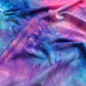 Tissu jersey tricoté en polyester et élasthanne 2026, double broyage, DTY, teinture tie-dye, extensible dans les quatre sens - Product Image 4