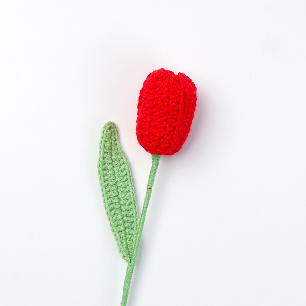 Fini rouge tulipe fermé
