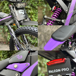 Edoo 79 BIKE 79Bike Falcon Pro GT Moto Elettrica Fuoristrada ad Alte Prestazioni Sport E-Dirt Bike 72V in Vendita - Product Image 5