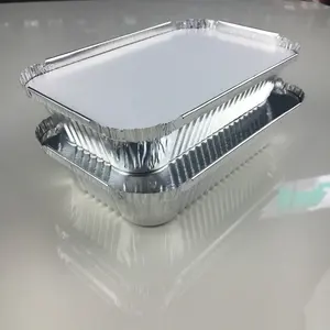 147*120*48 millimetri 6*5 "450ml Giappone popolare formato rettangolare asporto impermeabile foglio di alluminio lunch box contenitore di alimento