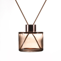 120ml clair ambre personnalisé recharge diffuseur d'air arôme luxe huile essentielle diffuseur de roseau désodorisant bouteille en verre