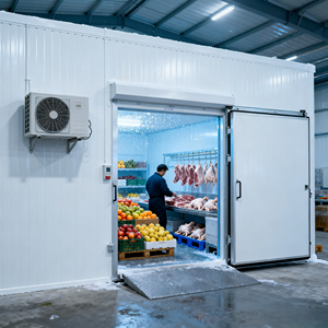 Meilleur prix 2026 <span class=keywords><strong>Chambre</strong></span> <span class=keywords><strong>froide</strong></span> de plain-pied pour congélation avec unité de condensation pour la conservation des légumes et des fruits frais - Product Image 3