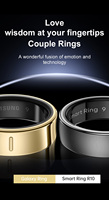 Meilleures ventes : Bague connectée VR10, étanche 5ATM, suivi du sommeil et de la forme physique, NFC, moniteur de santé des doigts
