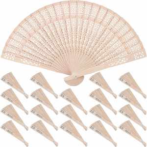 พัดไม้หอมดีไซน์สั่งทำพิเศษ ขายดี เป็นของชำร่วยแกะสลักส่วนตัวสำหรับแขก - Product Image 5