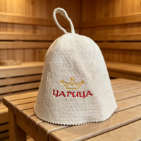 Европейские товары премиум-класса, с возможностью индивидуального заказа, машинная стирка, легко чистится, мягкие и комфортные, шапка для сауны с вышивкой в виде короны