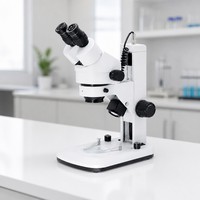 YCS6558 Stereo Zoom Microscope Binocular 6.5-58x for Electronics Inspection