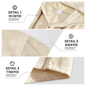 Camisa de Lino con Capucha para Hombre, Manga Corta, Transpirable, Corte Holgado, Informal, Ligera, con Cordón Ajustable - Product Image 3