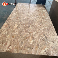 Panneaux de bois OSB 4x8 9mm 12mm 15mm 18mm de haute qualité, résistants à l'humidité, prix d'usine Chanta, pour la construction de toitures et de terrasses