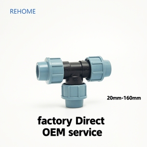 Oferta Imperdível: Conexões Plásticas de Compressão para Irrigação - Tês e Cotovelos de PP/HDPE para Tubos de Abastecimento de Água - Product Image 5