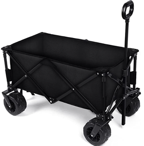 รถเข็นปิคนิคตาข่ายแบบพกพารถเข็นสำหรับใส่ในสวนแบบพับได้ความจุมากมี4ล้อสำหรับการช็อปปิ้งสามารถปรับแต่งได้ - Product Image 4