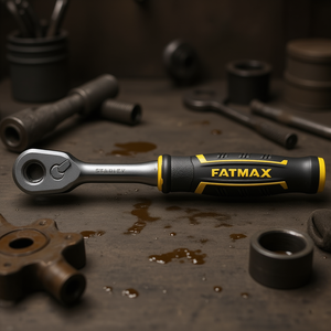 Llave de trinquete Stanley Fatmax de 1/4 de pulgada con mango ajustable para reparaciones mecánicas - Product Image 3