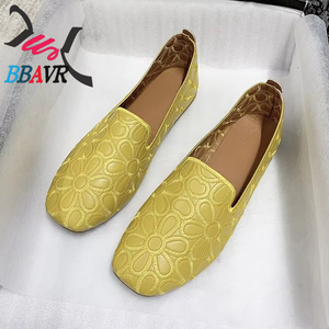 Nouvelles Chaussures de Maternité Antidérapantes pour Femmes, Grande Taille, Style Été 2025, à Bout Peu Profond, Semelle Plate, Faciles à Enfiler, Légères, Direct Usine - Product Image 6
