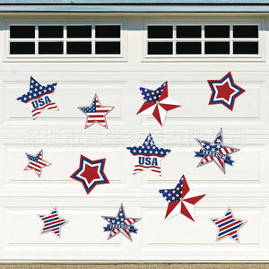 Best-Selling Independence Day Garage <b>Door</b> <b>Magnet</b> July 4th USA Five-Pointed Star Flag Stripe <b>Magnet</b> Promotional Fridge <b>Magnet</b> - Product Image 2